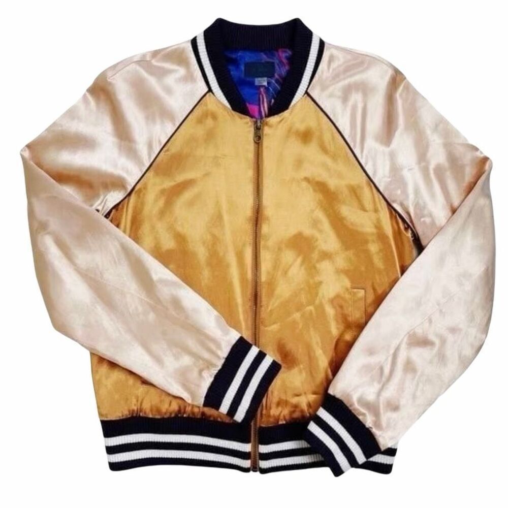 MOTHER The Letterman Zip Jacket in Two Sides Of The Same Coin XS - Picture 8 of 13
